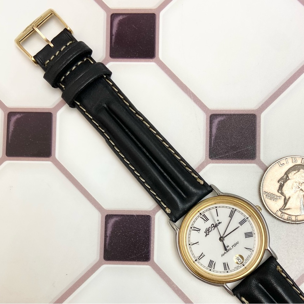 Vintage Hamilton x LL Bean Swiss Quartz Two-tone Men’s / Unisex Watch 8982 - Picture 13 of 16